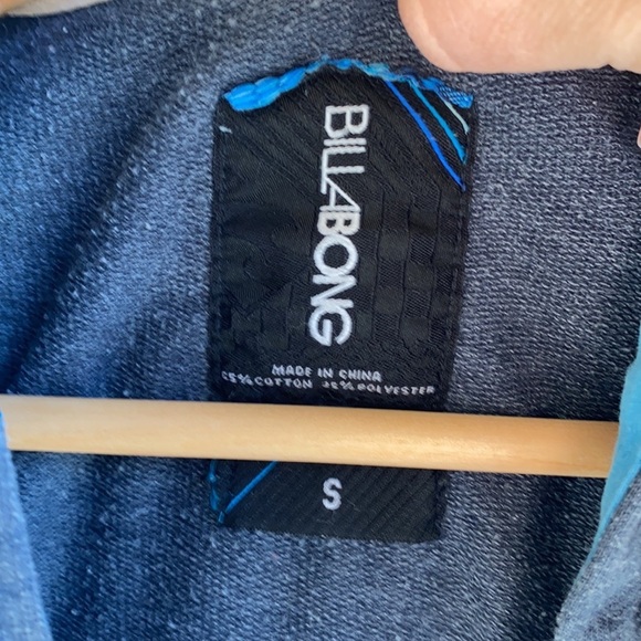 Billabong Blue Stripe Hoody - Picture 3 of 10